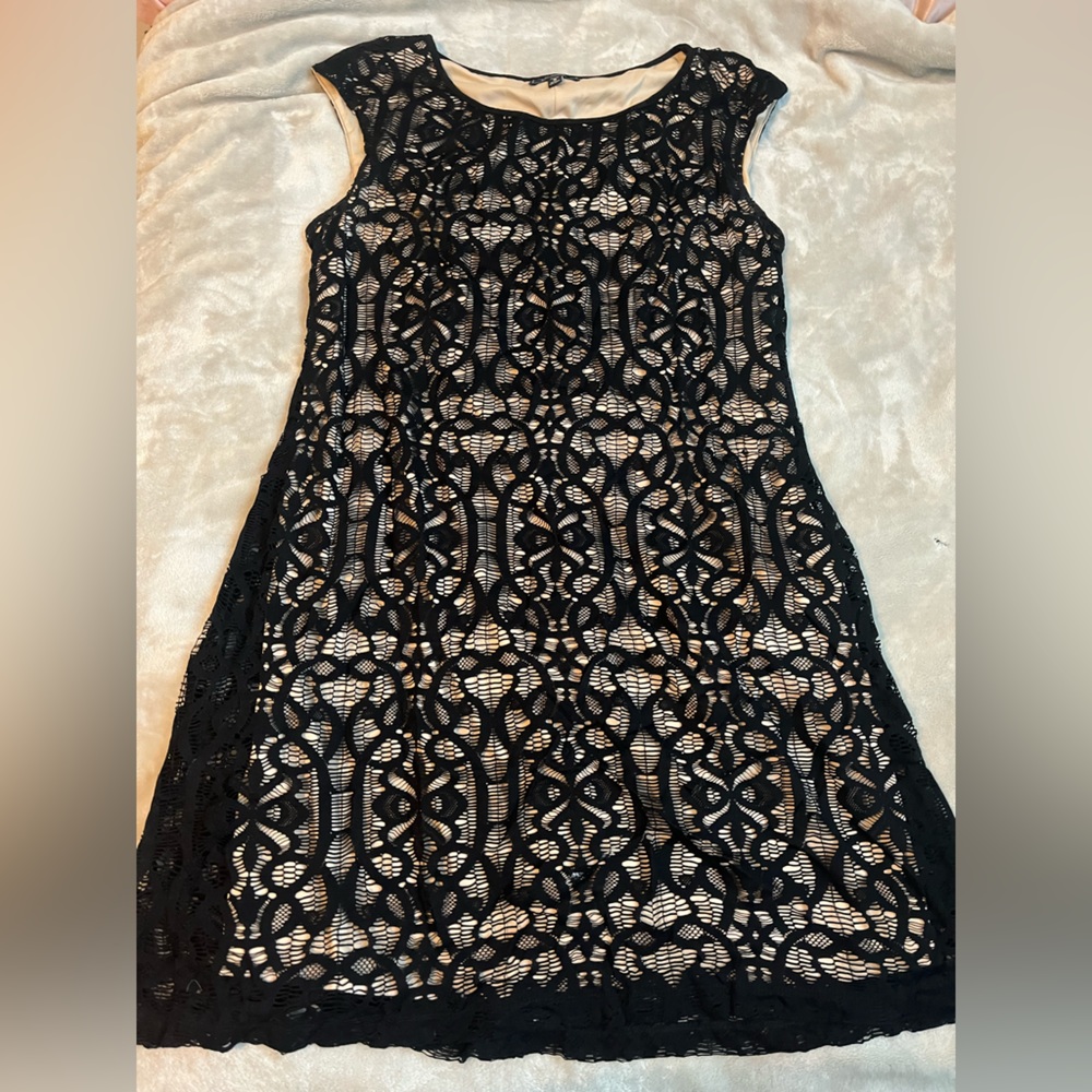 Collection Dressbarn Black Lace Dress sz 16